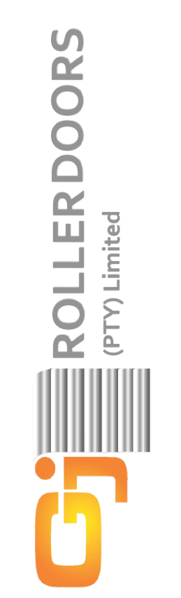GJ Roller Doors - Logo - White Background - 90Rotated