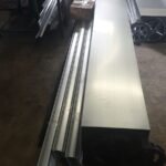 Stacked galvanized slats for GJ Roller Doors.