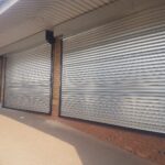 GJ Roller Doors triple shutter installation