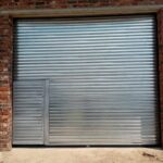 GJ Roller Doors roller shutter with integrated pedestrian door